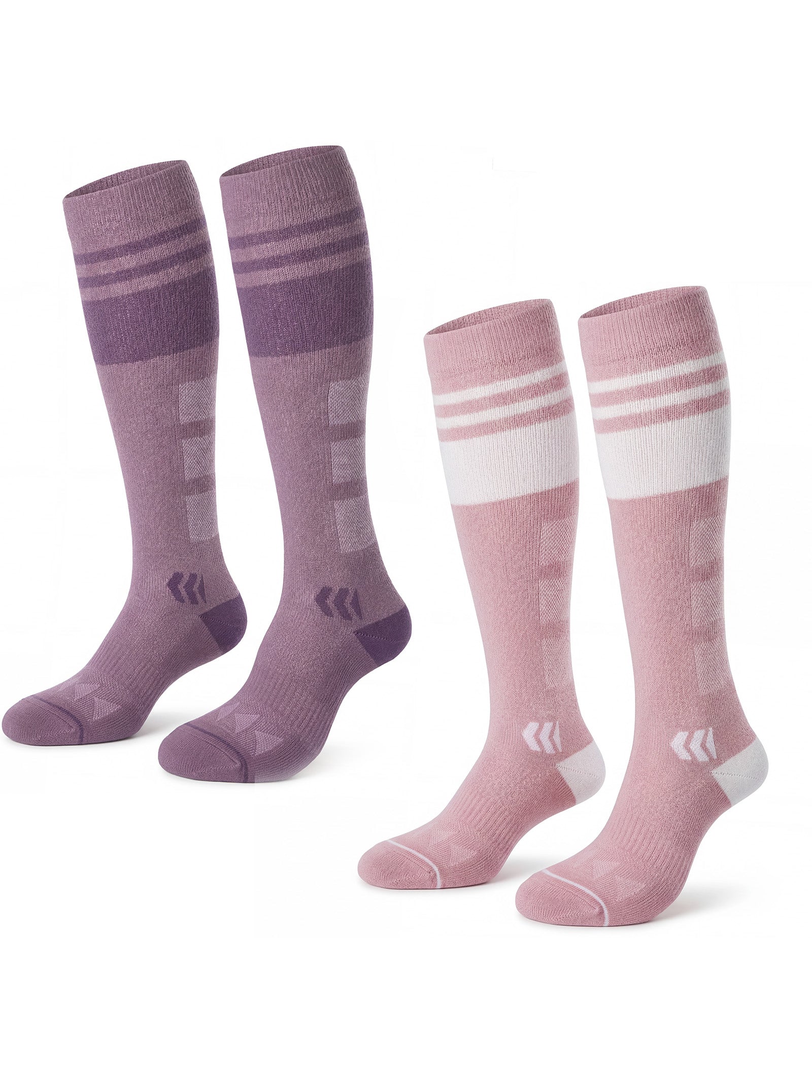 Momcozy Wide Calf Compression Socks 20-30mmHg for Sports 2 Pairs Plus S6B20